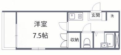 カオパレスNO.23の間取り画像