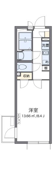 クレイノ葵芳 1号館の間取り画像