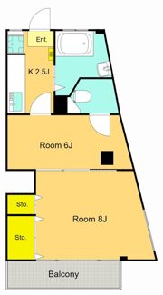 マンション美和の間取り画像