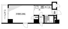 錦糸町フラットの間取り画像