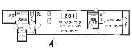 クラインヴァルト駒沢の間取り画像