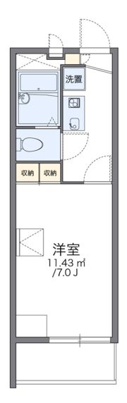 レオパレス13STONEIの間取り画像