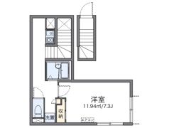 レオネクストきよみず扇の間取り画像
