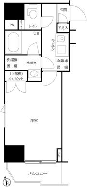 ルーブル新宿原町の間取り画像
