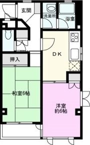 ビラ284の間取り画像