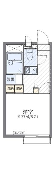 レオパレスマイルド桜町の間取り画像