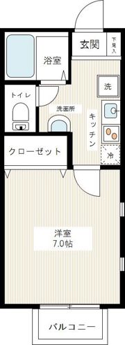 キャメル西川口の間取り画像