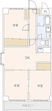 第五千代田マンションの間取り画像