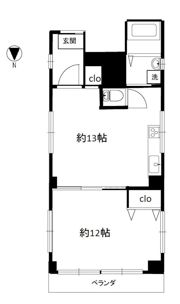 レジデンス西新宿の間取り画像