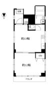 レジデンス西新宿の間取り画像