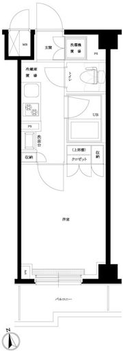 ルーブル仲六郷弐番館の間取り画像