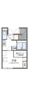 レオパレスエクレールの間取り画像
