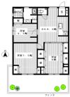下馬ヨークスの間取り画像