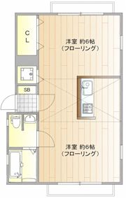 シャンテ三軒茶屋の間取り画像