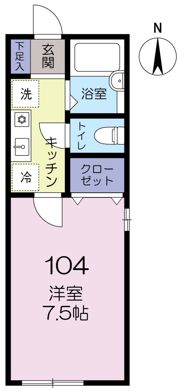 パル中村の間取り画像
