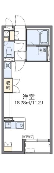 レオネクストオールリバーの間取り画像