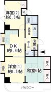 アーバンハイツ鶴見の間取り画像