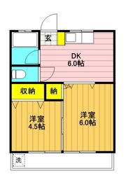 エルハイツ立川の間取り画像