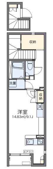 レオネクストリヴェールメゾンの間取り画像