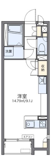 レオネクストアップルペアの間取り画像