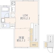 GranDuo代沢IIIの間取り画像