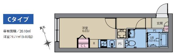 CITY WALK 永福町の間取り画像