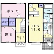 ミモザの間取り画像
