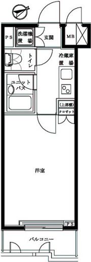 ルーブル下北沢の間取り画像