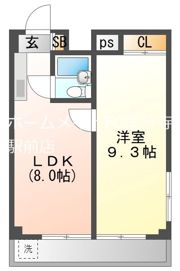 トーシンハイツ中町の間取り画像