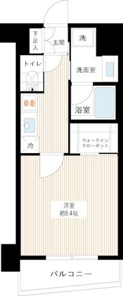 クリオ等々力の間取り画像