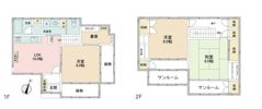 大田区南馬込四丁目戸建の間取り画像