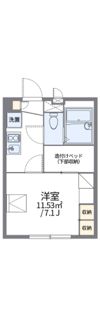 レオパレスシナーラの間取り画像