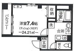 クレセント玉野の間取り画像