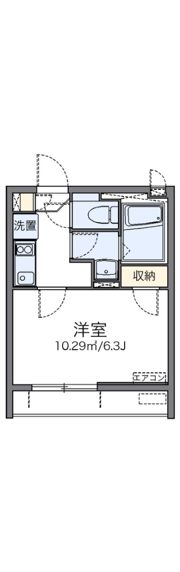 レオパレスArk KUMANOMAEの間取り画像