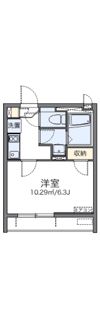 レオパレスArk KUMANOMAEの間取り画像