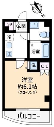 エクセリア渋谷富ヶ谷の間取り画像
