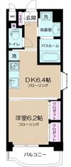 アジュール溝口の間取り画像