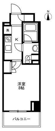 シエル武蔵小杉の間取り画像