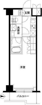ルーブル武蔵新城六番館の間取り画像