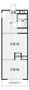 K・Mハイツの間取り画像
