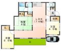 立川柏町3丁目貸家の間取り画像
