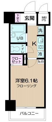 日神パレステージ三軒茶屋第2の間取り画像