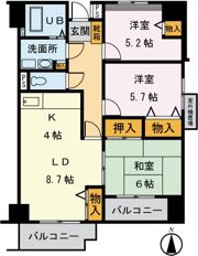 シーダーエクセレントIIの間取り画像
