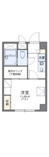 レオパレス御代の台の間取り画像