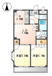 メゾンドールさくらの間取り画像