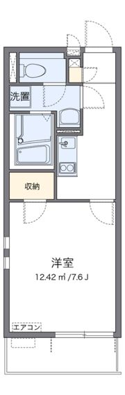 クレイノグラシアス ワンの間取り画像