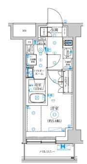 セジョリ横浜WESTIIの間取り画像