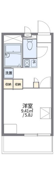 レオパレスSAKUの間取り画像