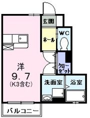 シャトウ上水の間取り画像