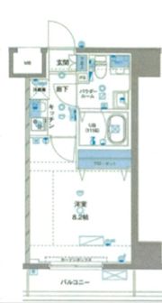 GENOVIA浅草IIIgreen veilの間取り画像